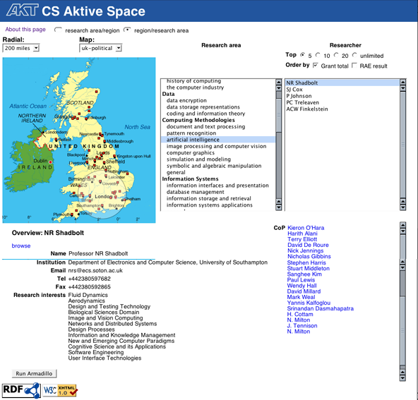 CS AktiveSpace interface